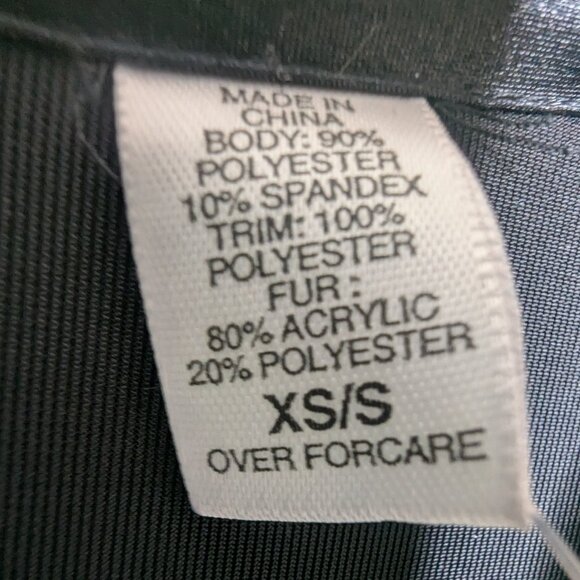 NWT VICTORIA'S SECRET Vintage Velvet Dressing Gown Robe W Faux Fur Collar Xs S - Picture 7 of 17